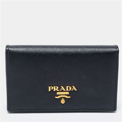 prada card holder woman|Prada purse with wallet holder.